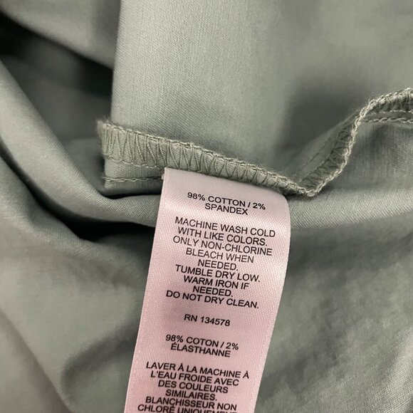 Vineyard Vines Womens Camouflage Shirt Dress Short Sleeve Green Size 6 New - Picture 9 of 9